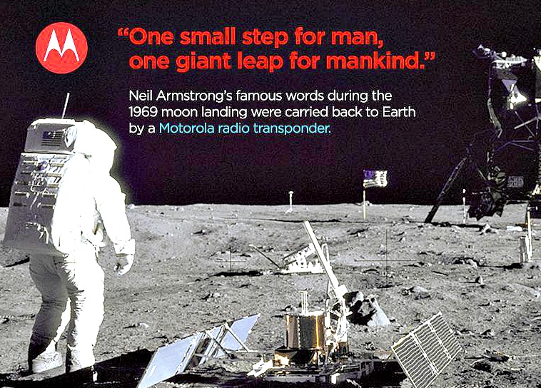 Neil Armstrong said the famous words 