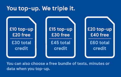 Tesco Mobile Triple Credit Bundles