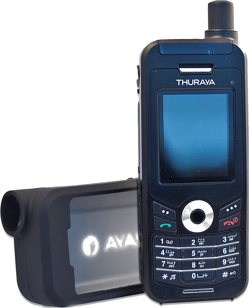 Thuraya XT - with customized silicon cover - additional layer of protection